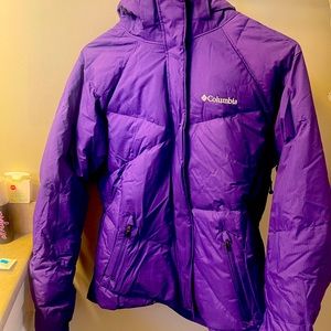 Like New Purple Columbia Omni Heat Winter Jacket.